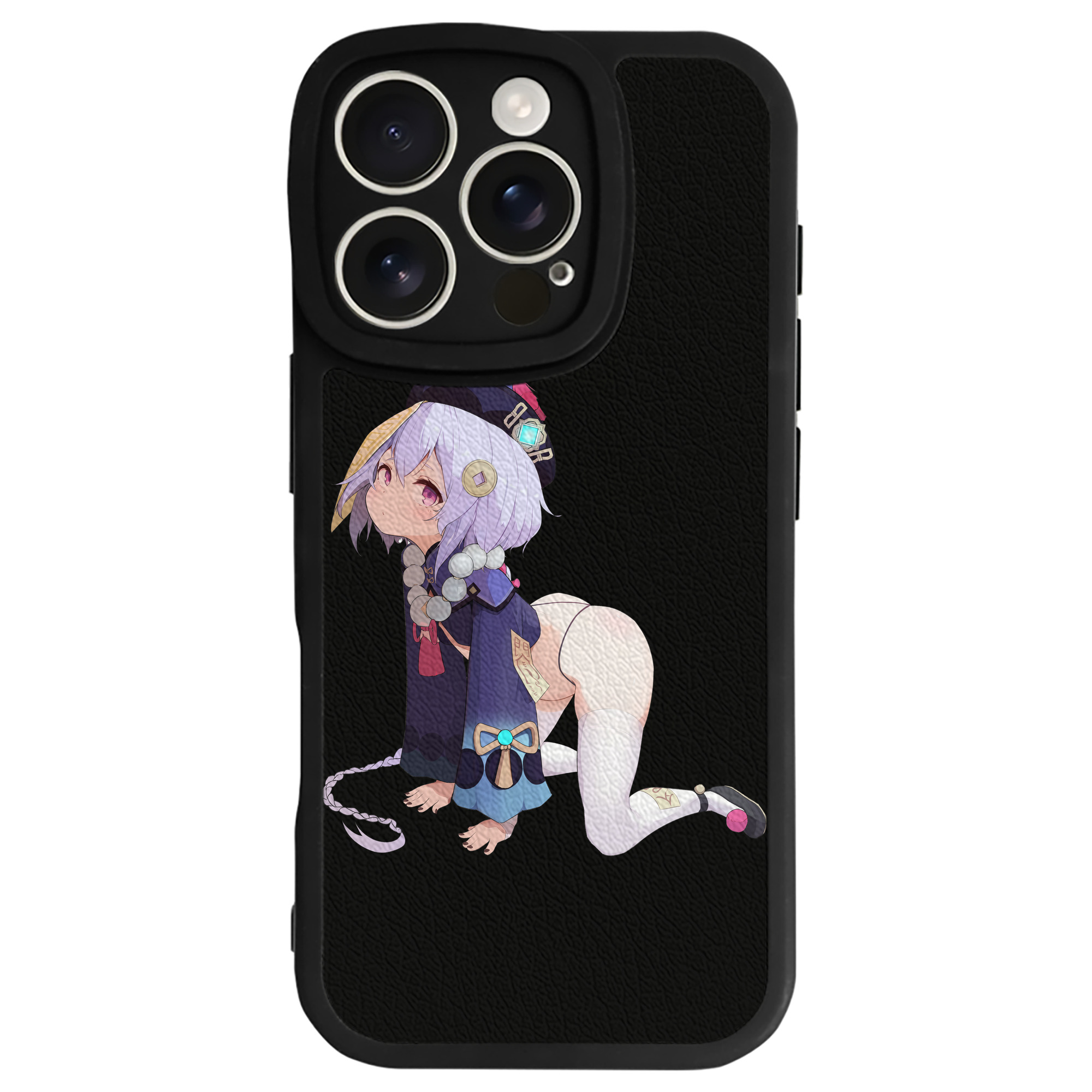 げんし神 七七 なな  genshin Nana 【iPhone 16シリーズ対応】シリコンスマホケース（レザー調） 材質：シリコン